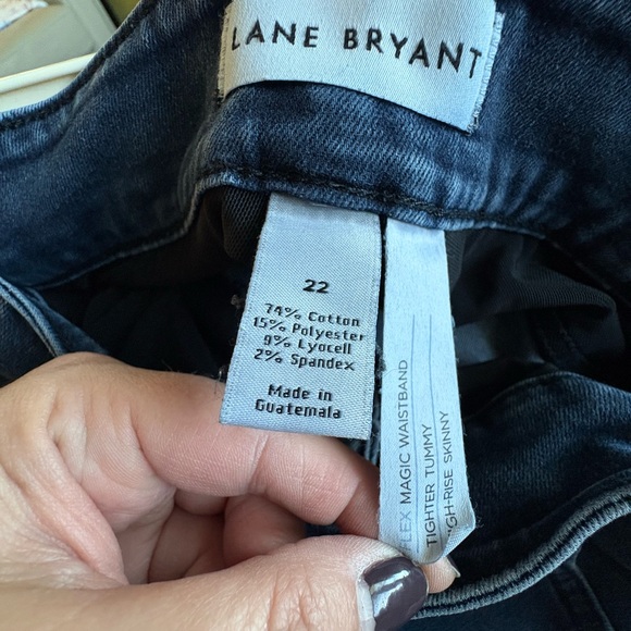 Lane Bryant Dark Blue Skinny Jeans - Picture 4 of 4